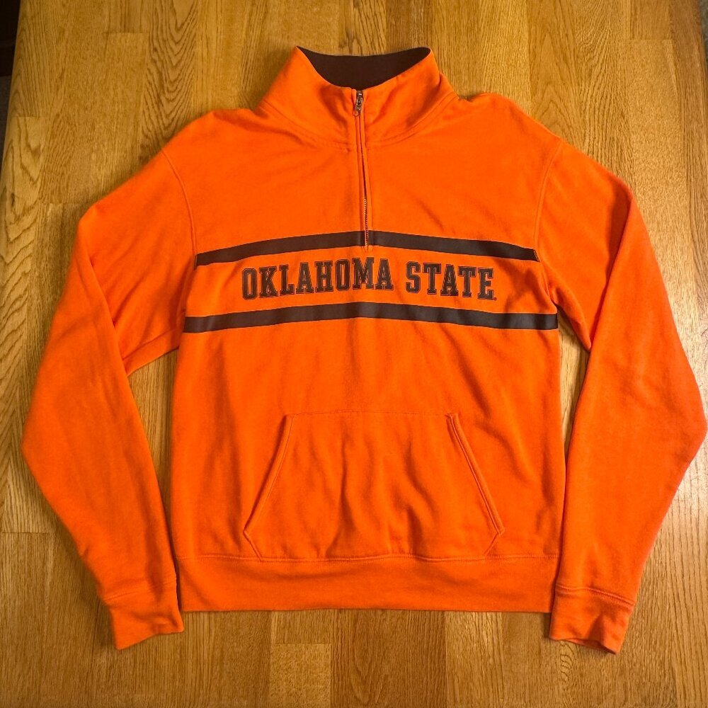 PINK Victoria's Secret Oklahoma State Pullover Sweatshirt Orange Size XS